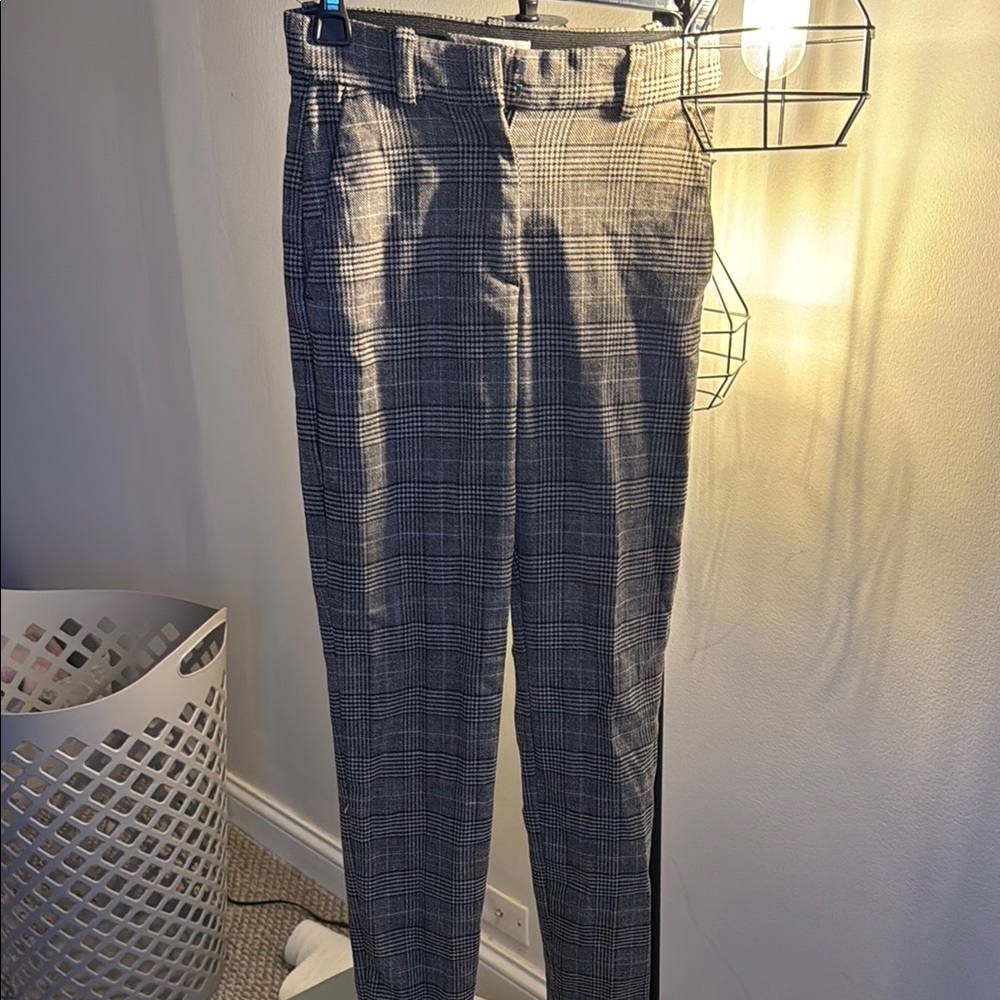 Women’s Neutral Plaid Pants